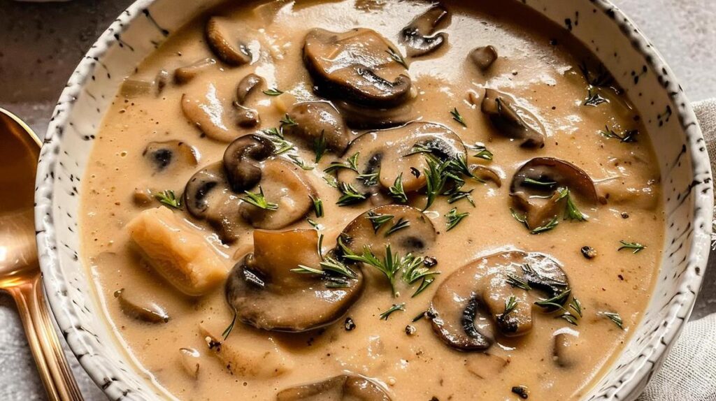 Mushroom Soup Without Cream
