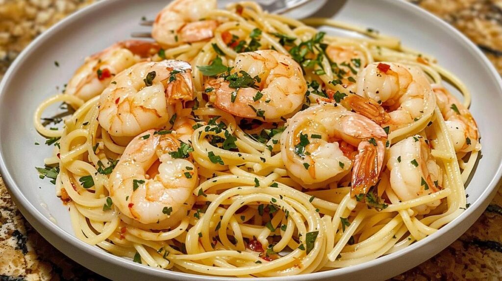 how to make shrimp scampi pasta
