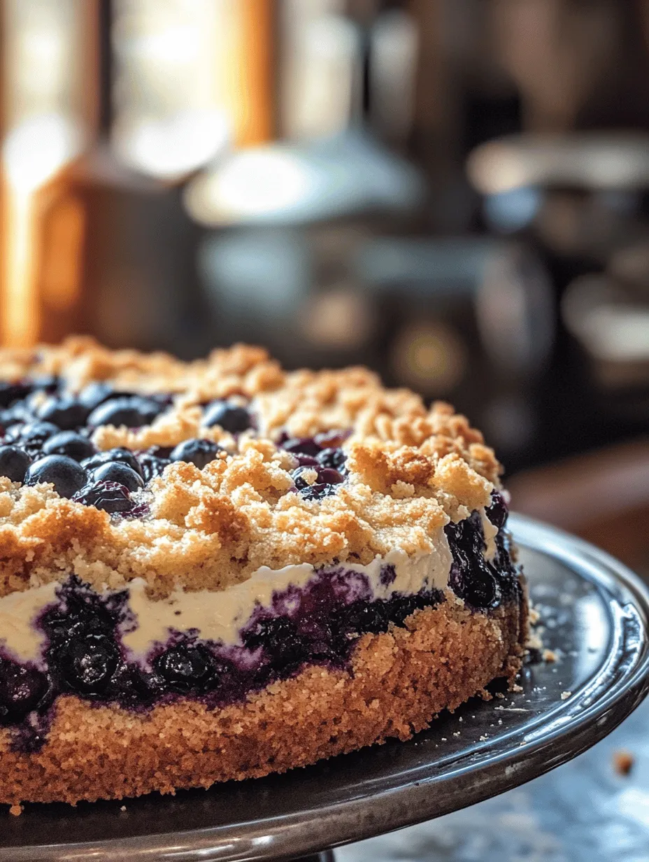 Imagine sinking your fork into a perfectly baked slice of Blueberry Bliss Cream Cheese Coffee Cake. The warm, moist cake coupled with the creamy, rich filling and bursts of fresh blueberries creates a breakfast or dessert experience that’s truly indulgent. This recipe is special not only for its delightful flavors but also for its comforting qualities that make it perfect for brunch gatherings or cozy family breakfasts. Whether you’re a blueberry lover or just looking to impress your guests, this cake will surely become a fast favorite!