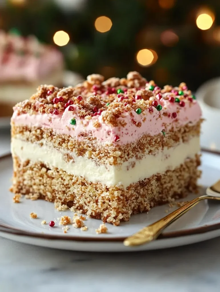 Christmas Crunch Cake is the ultimate no-bake holiday dessert that combines the crunch of granola bars with a creamy, luscious filling. Its festive colors and indulgent flavors make it a perfect addition to your Christmas celebrations. This recipe is simple yet impressive, requiring minimal ingredients and preparation time. Whether you’re hosting a family dinner or bringing a dish to a holiday party, this Christmas Crunch Cake is sure to be a hit.