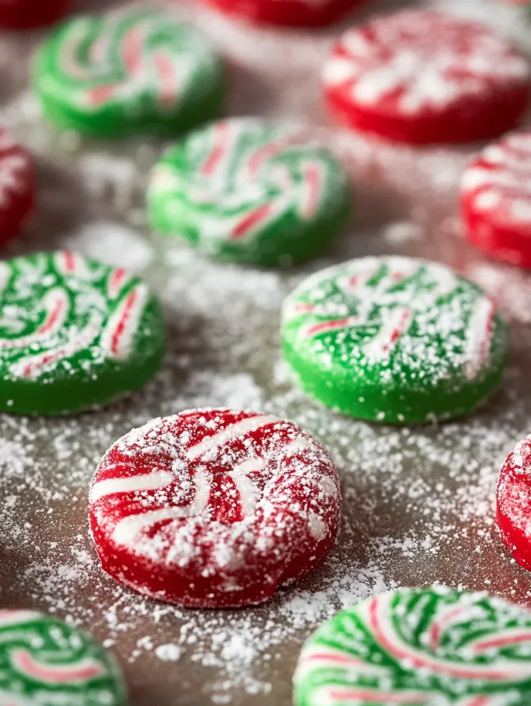 As the holiday season approaches, it's time to indulge in festive treats that warm the heart and bring joy. One such delightful confection is the Soft Christmas Peppermints Delight. These chewy, minty bites are not only visually stunning with their vibrant red and green hues, but they also offer a refreshing burst of peppermint that dances on your tongue with every bite. Perfect for holiday gatherings, gift-giving, or simply a sweet treat for yourself, these soft peppermints capture the essence of Christmas cheer!