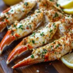 Indulge in the seaside experience of Baked Crab Legs in Butter Sauce—a dish that elevates dining with its succulent crab melded beautifully into a creamy, garlicky butter sauce. The delightful aroma of garlic and lemon wafts through the air as the crab legs bake to perfection, inviting everyone to the table. Perfect for special occasions or a lavish dinner at home, this recipe holds a special place in my heart, combining comfort with elegance. Join me as we explore this mouthwatering dish that is sure to impress friends and family alike!