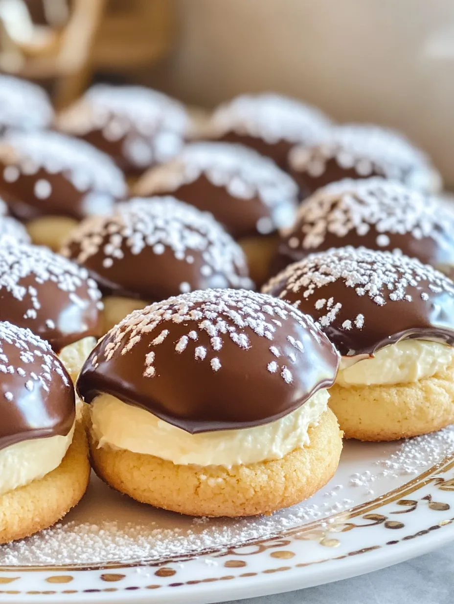 Imagine sinking your teeth into a soft, buttery cookie filled with rich pastry cream and topped with a decadent chocolate glaze. These Easy Boston Cream Pie Cookie Bites are an irresistible fusion of two classic desserts – cookies and Boston cream pie! Perfect for any celebration or simply to satisfy a sweet tooth, these cookie bites are sure to steal the show at your next gathering.