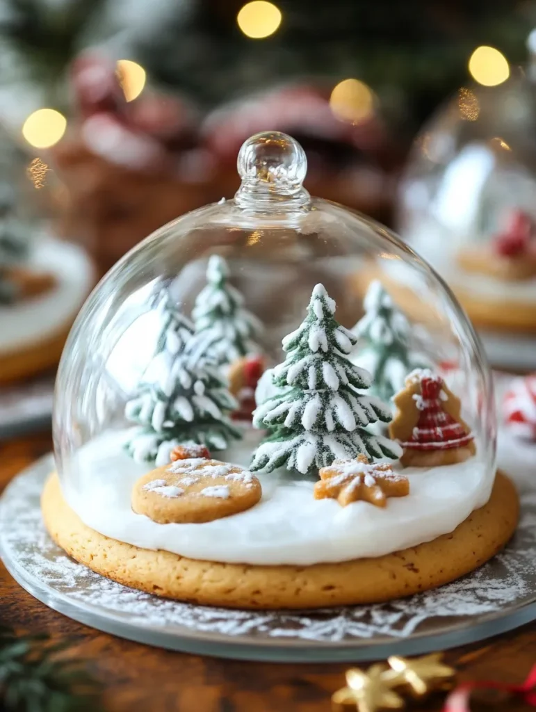 Snow Globe Cookies are the epitome of festive cheer, combining delectable sugar cookies with an eye-catching design that’s perfect for holiday tables. These whimsical treats mimic the magical look of snow globes, complete with clear "globe" toppers and winter-themed miniature ornaments. Whether you're hosting a holiday gathering or looking for an impressive edible gift, these cookies are guaranteed to delight.