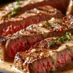 Indulging in a perfectly cooked steak is one of life’s greatest pleasures, and this Sizzling Steak with Garlic Cream Bliss recipe elevates that experience to new heights! Imagine juicy ribeye steaks seared to perfection, smothered in a rich, velvety garlic cream sauce that adds incredible depth to every bite. Whether you’re planning a romantic dinner or looking to impress guests at a gathering, this dish will steal the show. Cooking steak may seem intimidating, but this recipe simplifies the process and guarantees a delicious meal.