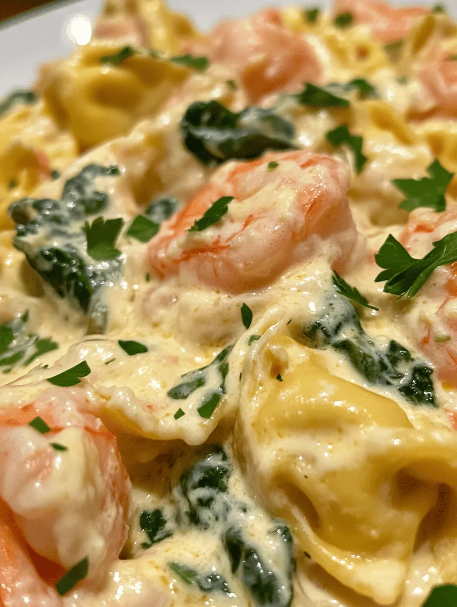 Imagine a plate of tender tortellini lovingly enveloped in a luscious, creamy sauce, balanced perfectly with succulent shrimp and vibrant spinach. Introducing Creamy Shrimp Tortellini Delight—a dish that takes less than 30 minutes to prepare and is sure to impress your family and guests alike! This creamy, rich recipe is a crowd-pleaser that merges comfort food with a splash of gourmet appeal. It’s the kind of dish that transforms a simple dinner into a special occasion—perfect for date nights, family gatherings, or any day you want to indulge a little.