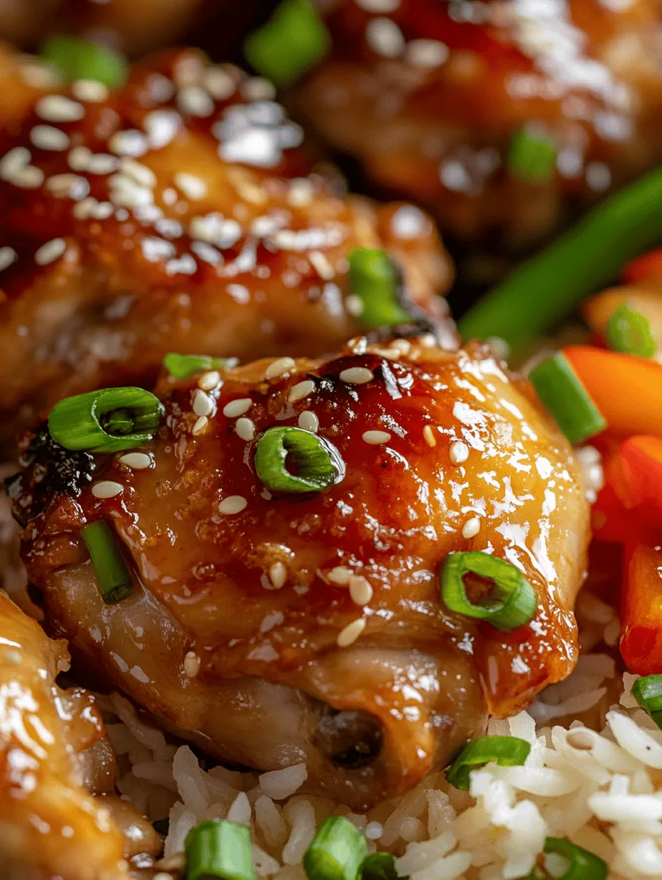 Imagine biting into perfectly baked chicken thighs, tender and succulent, enveloped in a glossy teriyaki glaze bursting with flavors. This Teriyaki-Glazed Baked Chicken is not just a meal; it’s an experience filled with sweet and savory notes that transport you straight to a bustling Japanese izakaya. This dish has a unique charm that makes it a favorite for gatherings and weeknight dinners alike. With a simple homemade marinade, creating this culinary delight is as accessible as it is delicious.