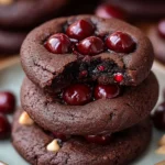 Chocolate cherry cookies are a delightful combination of rich, fudgy chocolate and the tangy sweetness of cherries. These thumbprint cookies feature a decadent chocolate base paired with a luscious chocolate cherry ganache filling, making them the perfect treat for any special occasion or casual indulgence. Whether it's Valentine’s Day, a holiday tray, or a midweek dessert craving, these cookies promise to deliver joy in every bite.