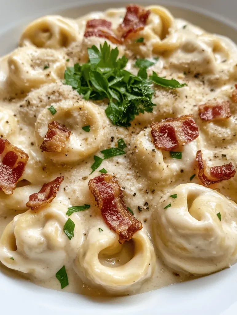 Imagine a rich and creamy Alfredo sauce enveloping tender cheese tortellini, all topped off with crispy, smoky bacon. This Bacon Tortellini Alfredo is an indulgent dish that not only satisfies your pasta cravings but also elevates your taste experience to another level. Perfect for family gatherings, cozy nights in, or impressing guests, this recipe merges the comforting vibes of Italian cuisine with the beloved flavor of bacon. Let’s dive into this irresistible dish that’s sure to become a favorite at your dinner table!