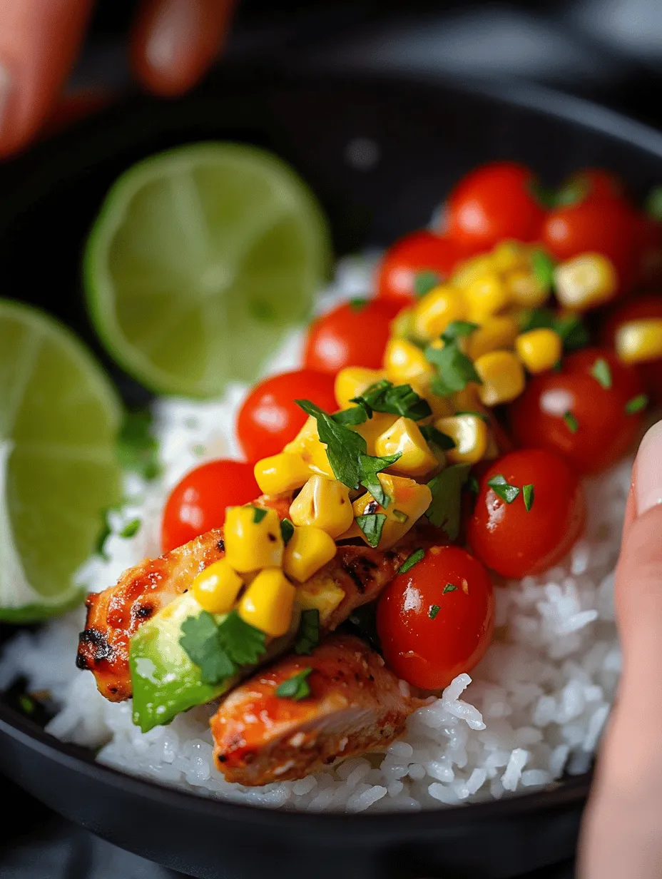 Dive into the delicious world of the Avocado Bliss Chicken Rice Bowl, a dish that perfectly balances taste, nutrition, and aesthetics. This bowl is a refreshing yet filling meal, boasting aromatic spices, creamy avocado, and colorful vegetables that make it not just food but a feast for the eyes. Whether you're meal-prepping for the week or enjoying a light dinner, this recipe quickly becomes a go-to favorite. The combination of flavors and textures promises to be a delightful experience with each bite!