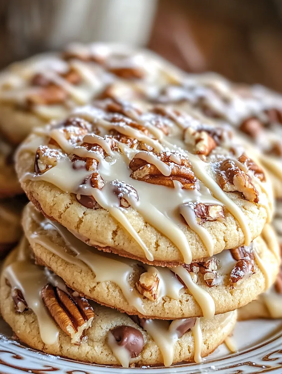 Are you torn between having cookies or pie? Well, celebrate the best of both worlds with these Pecan Pie Cookies Delight! Imagine the warm, gooey goodness of pecan pie, but in a portable cookie form - that’s right, no plates necessary! These cookies are fantastic for cozy gatherings during the fall and holiday seasons, making them a favorite in my family's recipe repertoire. Every bite offers a delightful blend of sweet and nutty, with a crunchy texture that will transport you back to Grandma's kitchen!