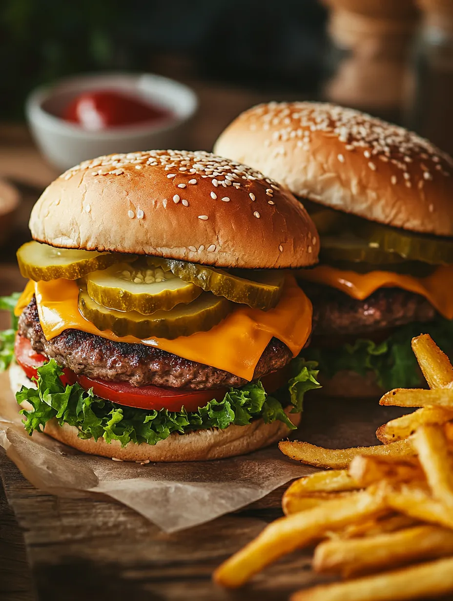 Imagine biting into a perfectly juicy burger, bursting with flavor, accompanied by golden, crispy fries. The Classic Combo Set is a timeless delight that brings together the rich, savory taste of homemade burgers with the satisfying crunch of oven-baked fries. This recipe is not just a meal; it’s an experience that takes you back to family cookouts or casual get-togethers with friends. The beauty lies in its simplicity – with a few quality ingredients, you can create an unforgettable dish that everyone will love.