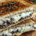 Are you ready to take your grilled cheese game to the next level? Introducing the Melty Beefy Delight Grilled Cheese! This mouthwatering twist on the classic sandwich combines juicy ground beef with ooey-gooey cheese tucked between slices of crispy, golden-brown bread. Perfect for lunch or dinner, this recipe brings together comfort food and gourmet flavors that everyone will love. Remember those rainy days when a bowl of soup and grilled cheese was all you needed? This dish captures that nostalgic feeling but adds a hearty twist that defines delicious!