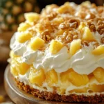 Escape to a tropical paradise with every slice of this Tropical Delight Pineapple Cake! Bursting with the sweet, juicy flavors of crushed pineapple and topped with whipped cream, this delightful cake brings a taste of the islands right to your kitchen. Whether you’re celebrating a special occasion or just wish to indulge in a little sweet delight, this cake is sure to brighten your day.