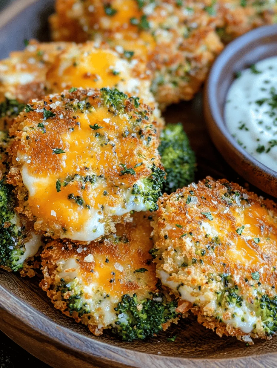 Welcome to your new favorite way to enjoy veggies! These Cheesy Broccoli Bliss Patties are not just a dish; they're a celebration of flavors, perfect for both adults and kids. Imagine crispy, golden patties bursting with fresh broccoli and gooey cheese, offering the perfect combination of nutrition and indulgence. I remember the first time I made these for my family; they disappeared so quickly, I barely got a taste! If you’re looking to sneak more greens into your meals or simply enjoy some cheesy goodness, this easy recipe is for you.