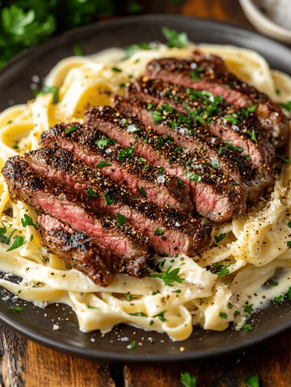 Prepare your taste buds for an unforgettable culinary experience with this Spicy Cajun Steak with Creamy Alfredo Pasta recipe! This dish combines the bold flavors of Cajun seasonings with the rich, creamy texture of Alfredo pasta. If you’re in the mood for something truly special, look no further. Whether you're cooking for a romantic dinner or a vibrant gathering, this meal promises to impress and delight.