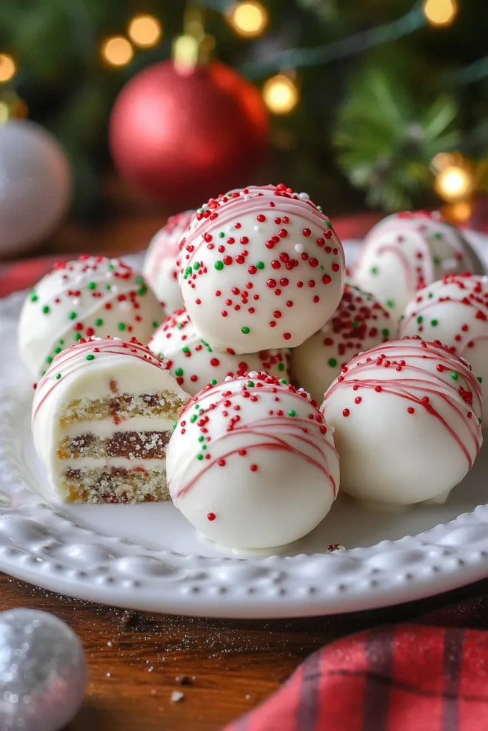 Little Debbie Cake Balls are delightful bite-sized treats perfect for any festive occasion. These easy-to-make dessert balls combine the nostalgic flavors of Little Debbie Christmas Tree Cakes with the creamy richness of cream cheese, all coated in a smooth candy shell. Whether you’re making them for a holiday gathering or as a fun family treat, these cake balls are sure to be a hit with their melt-in-your-mouth texture and festive decoration.