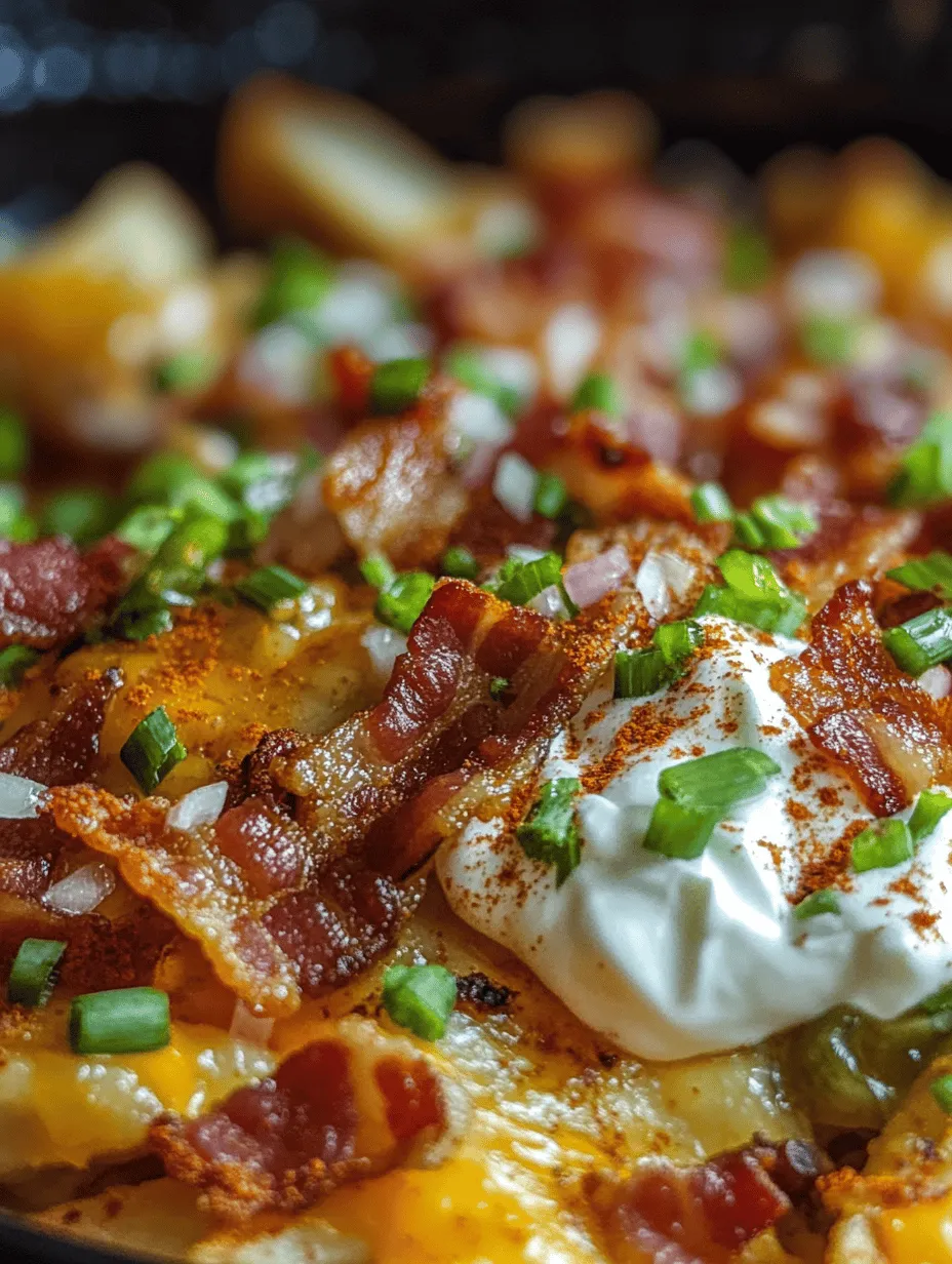 Picture this: a mountain of golden, crispy fries, topped with gooey melted cheddar cheese, crispy bacon, and loads of flavorful toppings. Doesn’t that sound delicious? Sizzling Loaded Bacon Cheese Fries are not just a snack; they are a crowd-pleaser and ultimate comfort food! Whether served at a game day gathering, a cozy family dinner, or just as a tasty treat for yourself, they are sure to steal the spotlight. Now, let’s dive into making this mouthwatering dish that’s both easy and impressive!