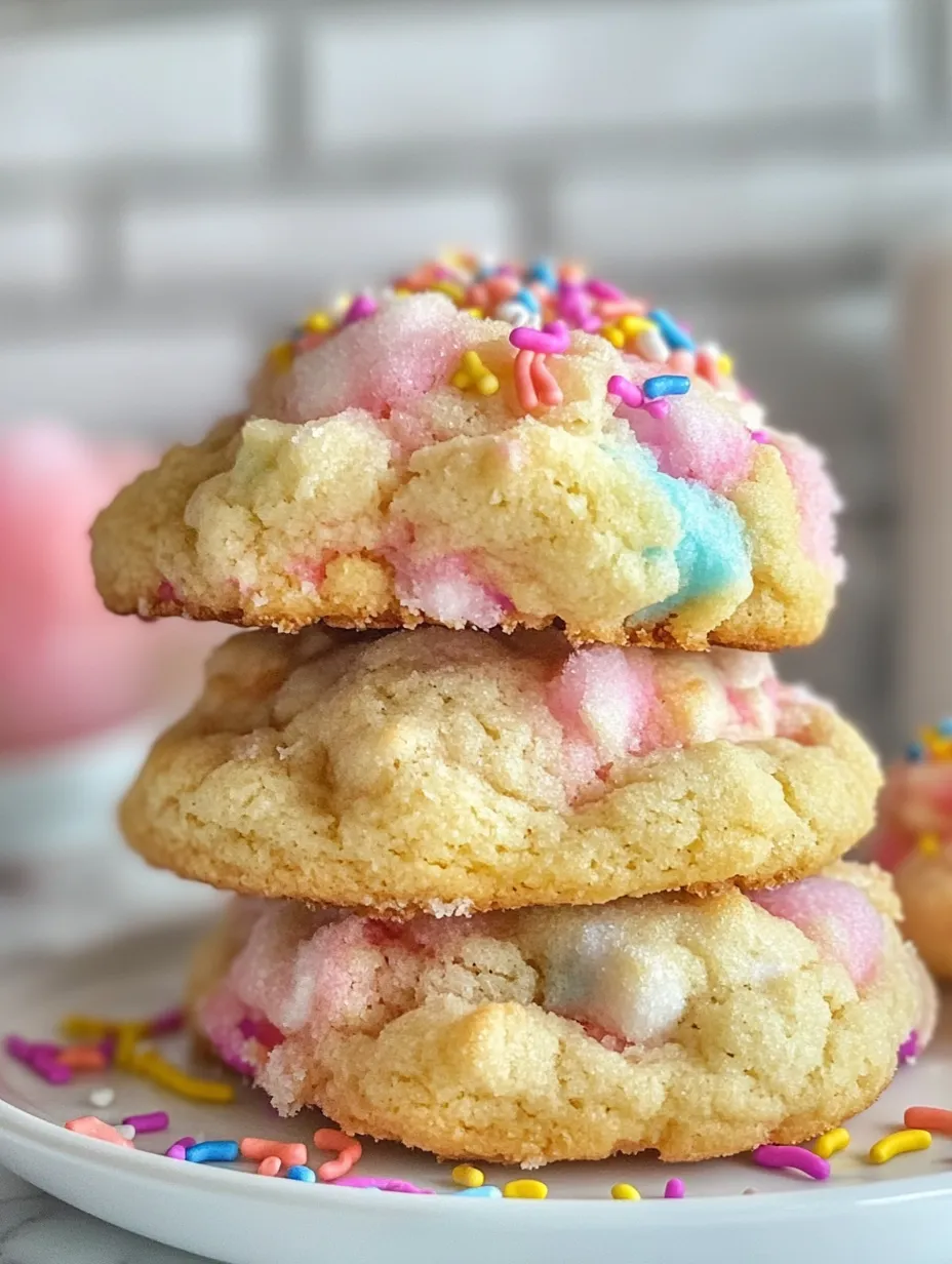 If you’ve ever found yourself daydreaming about those bright, fluffy clouds of cotton candy from fairs, then Cotton Candy Cookies will transport you straight to nostalgia! Bursting with vibrant colors and whimsical sweetness, these delightful cookies combine the deliciousness of classic cookies with an exciting twist of cotton candy flavor. Perfect for birthday celebrations, parties, or just because, this recipe is sure to be a crowd-pleaser!