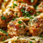 Imagine a plate of luscious creamy Parmesan pasta, rich and velvety, generously laden with tender garlic butter chicken bites. This dish doesn’t just satisfy your hunger; it’s a delightful fusion of flavors and textures that will win over even the most discerning palates. From family dinners to cozy date nights, this recipe is a showstopper that brings warmth and comfort to the table. What makes it even more special? The harmony of rich cream, sharp Parmesan, and succulent chicken comes together in just 30 minutes – making it the perfect weeknight meal or an elegant dinner option.