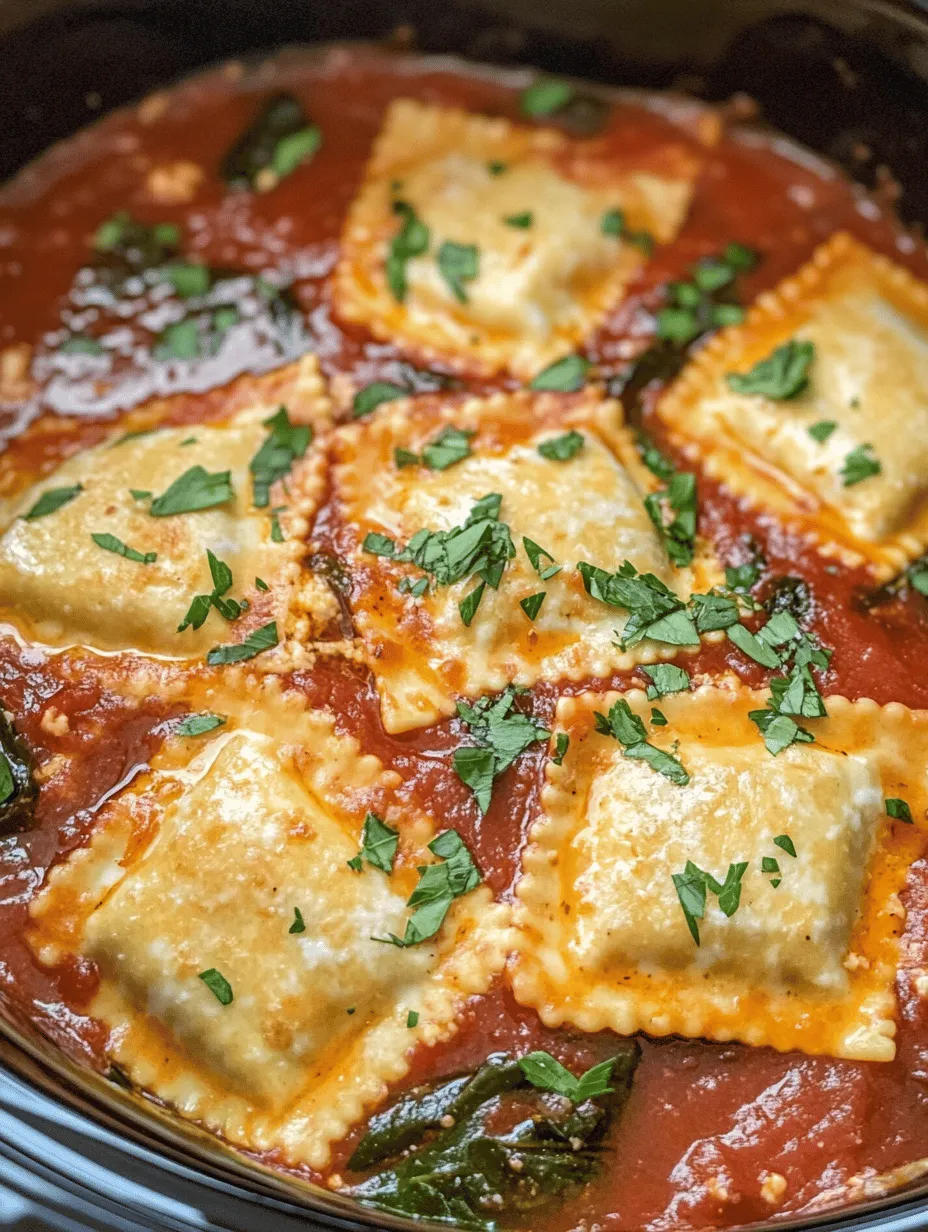 Imagine a warm, bubbling pot of cheesy goodness waiting for you after a long day. That’s exactly what you’ll get with this Easy Crockpot Ravioli Lasagna recipe! Layered with frozen cheese ravioli, savory marinara sauce, and rich cheeses, this dish is the ultimate comfort food. Not only is it simple to prepare, but it also saves you time, allowing you to spend more moments with loved ones while it cooks away in the background. The heavenly aroma wafting through your home will make everyone’s mouth water in anticipation!