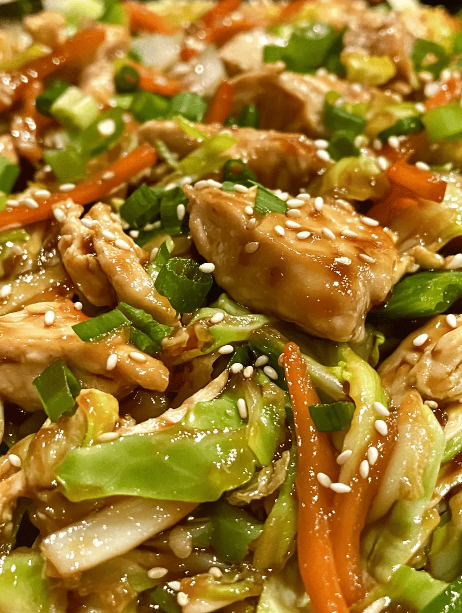 Imagine a vibrant plate filled with tender chicken strips, crisp vegetables, and an explosion of zesty flavors that awaken your taste buds. That’s exactly what you’ll get with this Zesty Chinese Chicken Cabbage Stir-Fry! Perfect for weeknight dinners or impressing guests, this recipe is not only quick and easy but also loaded with fresh ingredients that pack a punch. If you're looking to explore the delightful world of Asian-inspired cuisine, this dish is a must-try!