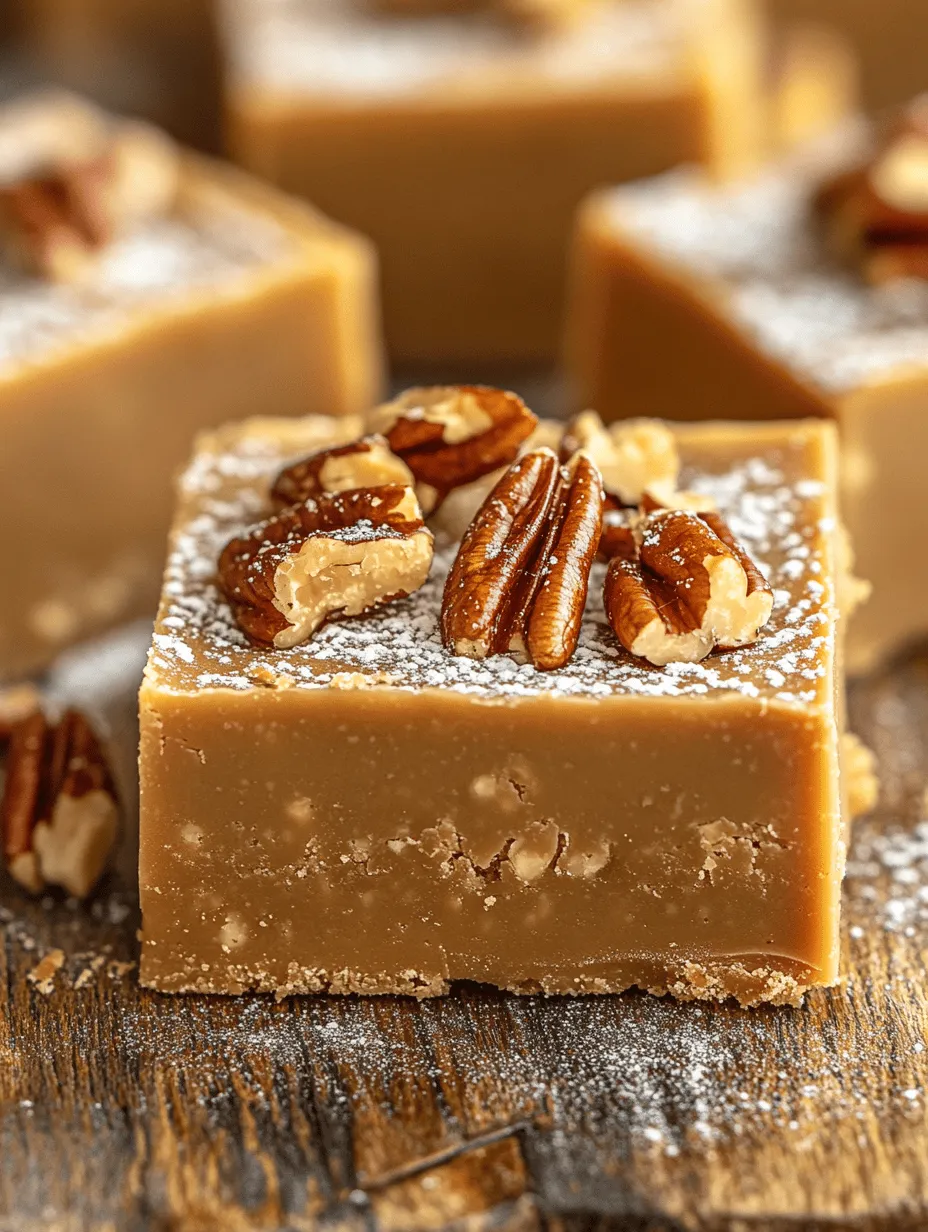 Imagine indulging in a piece of creamy, decadent Butterscotch Pecan Fudge, where every bite melts in your mouth, leaving behind a symphony of sweet butterscotch and crunchy pecans. This irresistible fudge isn't just dessert; it's a delightful creation that brings back fond memories of family gatherings and holiday celebrations. Perfect for sharing—though you might not want to! This recipe captures the essence of simple ingredients transformed into pure bliss, making it a must-try for any sweet tooth.