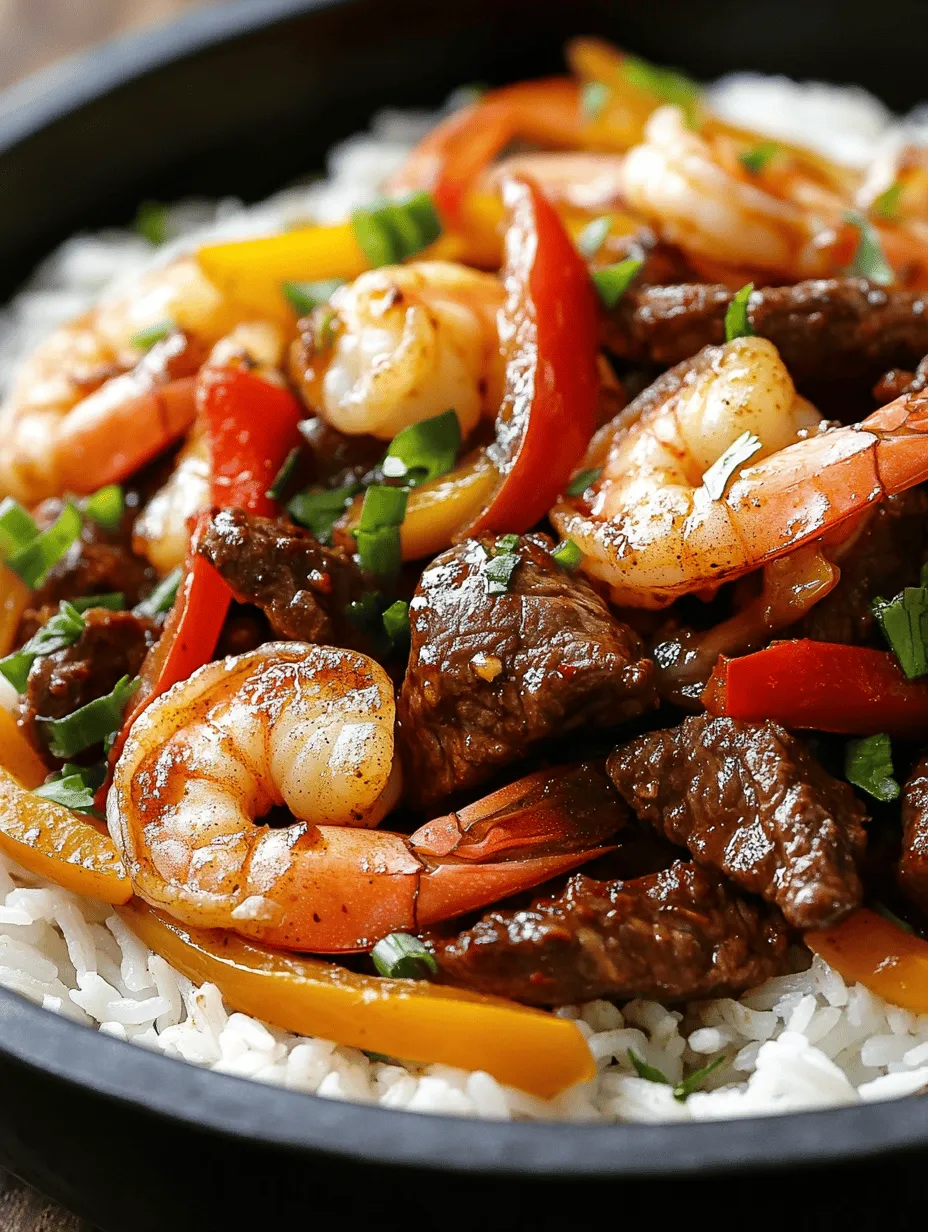 Imagine a dish that tantalizes your taste buds with bold flavors, vibrant colors, and fragrant spices – welcome to this Cajun-Spiced Beef and Shrimp Stir-Fry! Bursting with the zing of Cajun seasoning combined with tender beef and succulent shrimp, this dish has quickly become a family favorite at dinner tables across the South. Whether you’re cooking for a weeknight dinner or impressing guests on the weekend, this stir-fry delivers a hearty and satisfying meal in just 30 minutes.