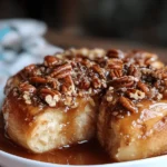 There's nothing quite like the aroma of freshly baked Pecan Sticky Buns wafting through your kitchen to create a warm, inviting atmosphere. These delights are not only a feast for your taste buds but also perfect for gatherings or a cozy Sunday morning breakfast with loved ones. Bursting with sweet, gooey pecan topping and a sweet cinnamon filling, each roll offers a perfect blend of flavors that will undoubtedly transport you back to simpler times. Whether enjoyed with coffee or as a comforting dessert, these sticky buns are sure to become a cherished staple in your household.