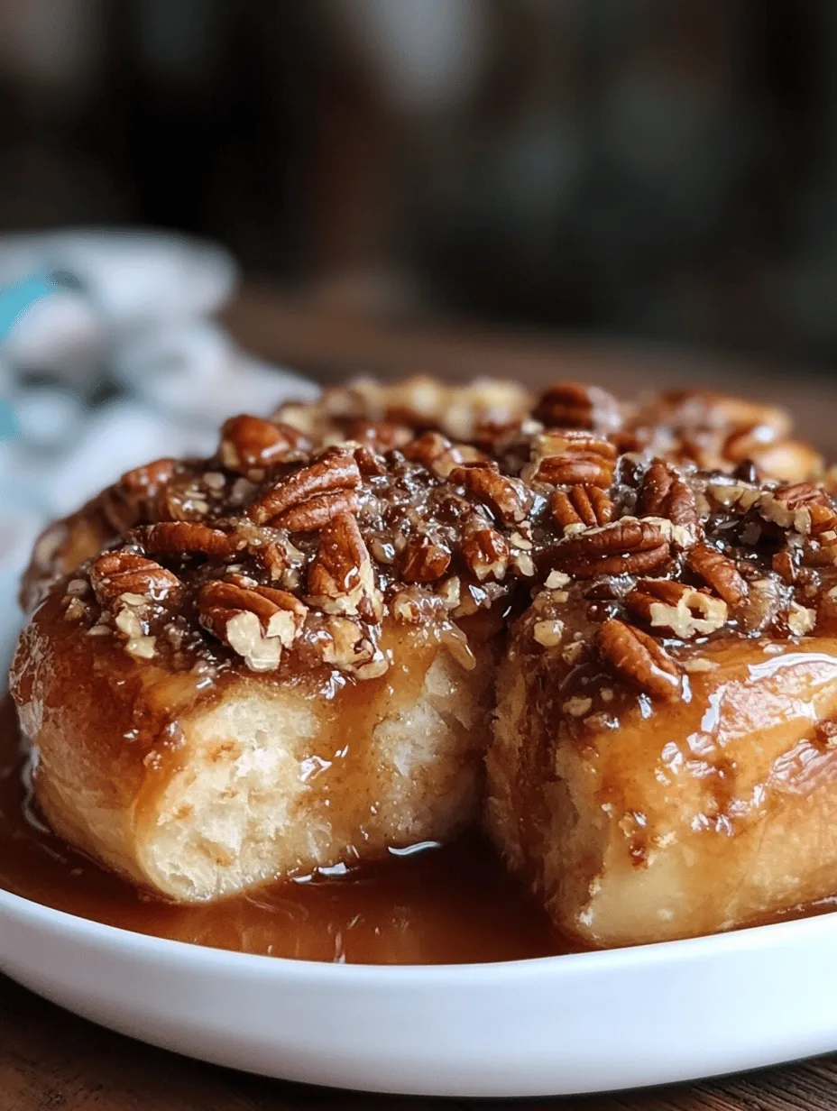 There's nothing quite like the aroma of freshly baked Pecan Sticky Buns wafting through your kitchen to create a warm, inviting atmosphere. These delights are not only a feast for your taste buds but also perfect for gatherings or a cozy Sunday morning breakfast with loved ones. Bursting with sweet, gooey pecan topping and a sweet cinnamon filling, each roll offers a perfect blend of flavors that will undoubtedly transport you back to simpler times. Whether enjoyed with coffee or as a comforting dessert, these sticky buns are sure to become a cherished staple in your household.