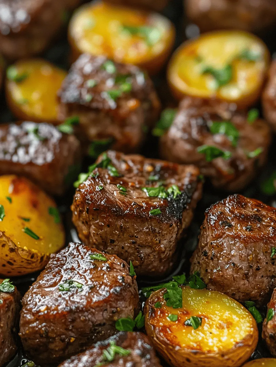 Imagine sinking your teeth into succulent steak bites bursting with garlicky goodness, all while enjoying crispy, tender baby potatoes. Air Fryer Garlic Butter Steak Bites and Potatoes is a delightful dish that not only pleases the palate but also makes dinner preparation a breeze! This dish is special because it harnesses the power of the air fryer, allowing you to indulge in rich flavors without the guilt of traditional frying.