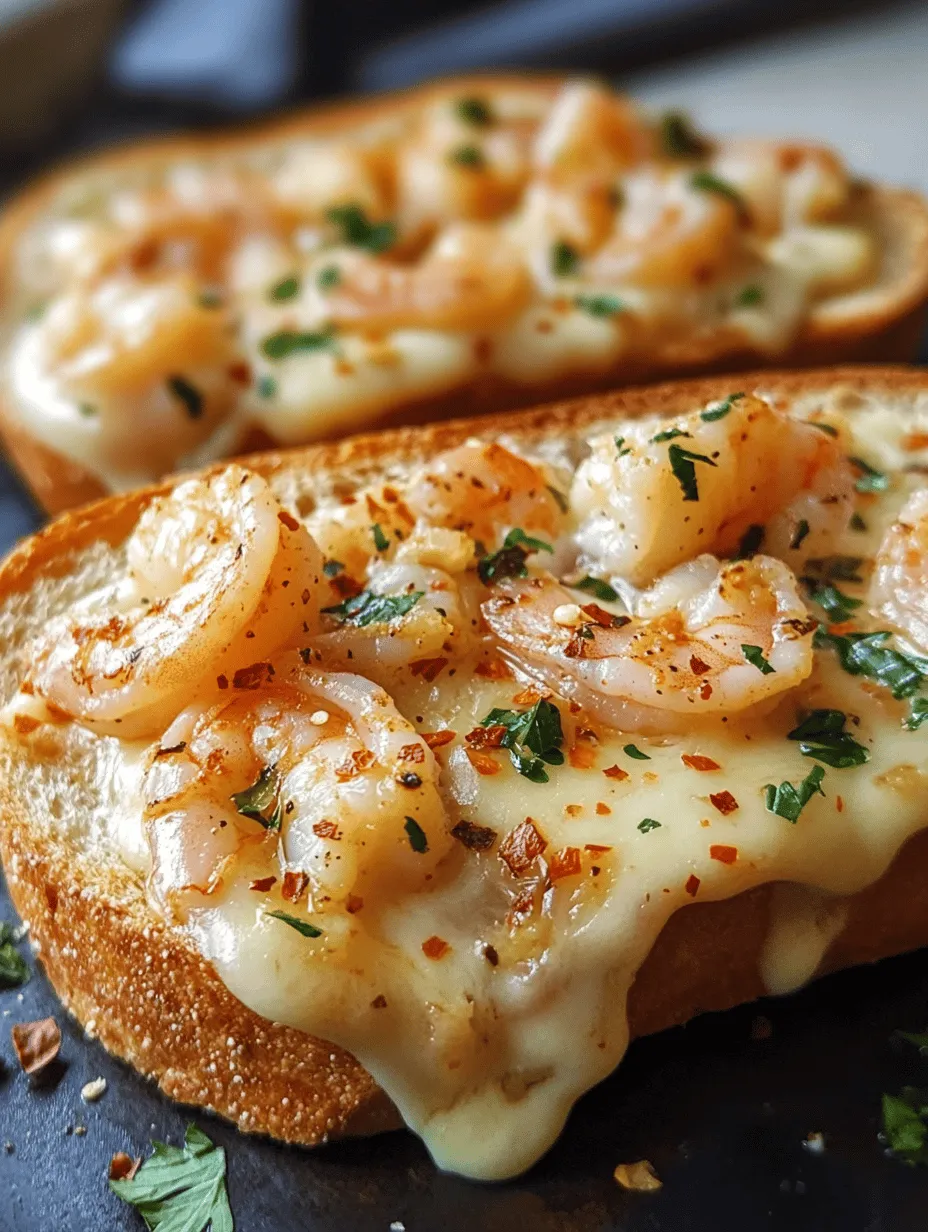 Imagine biting into a perfectly grilled cheese sandwich, only to discover the delightful surprise of succulent shrimp mingled with creamy melted cheese and fragrant garlic. This Cheesy Garlic Shrimp Grilled Cheese Extravaganza is a showstopper that’s perfect for a quick lunch or an impressive dinner. With its gooey mozzarella, savory Parmesan, and zesty shrimp, this sandwich takes comfort food to a whole new level. It's not just a meal; it’s an experience that will leave you craving more!