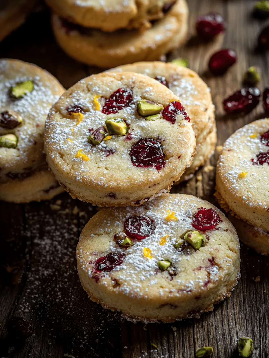 Indulge in the delightful crunch of Cranberry Pistachio Shortbread Cookies, a festive treat that will elevate your holiday cookie platter! With the rich flavor of buttery shortbread combined with the sweet and tart notes of dried cranberries and the nutty crunch of pistachios, these cookies are sure to impress family and friends alike. As a personal favorite of mine, I fondly remember baking these during the chilly winter months with my grandmother who believed that cookies were the key to warming up hearts and homes.