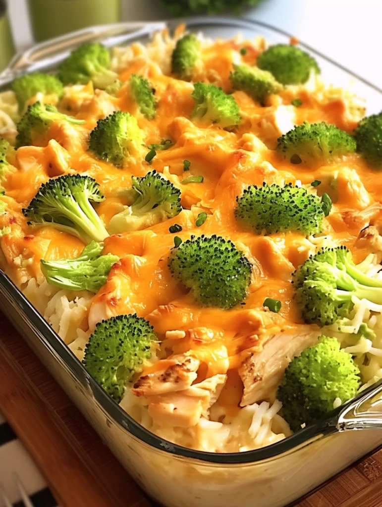 Broccoli, Rice, Cheese, and Chicken Casserole Recipe