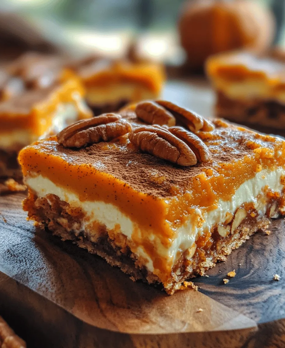 As the leaves begin to turn and the air takes on a crisp chill, our cravings for all things pumpkin and spiced begin to flourish. One delightful way to celebrate the flavors of fall is with a batch of delicious Pumpkin Cream Cheese Breakfast Bars. These bars offer a warm, inviting aroma that fills your kitchen and an irresistible combination of textures and flavors that will have everyone reaching for seconds. The rich, spiced pumpkin base pairs beautifully with a creamy, tangy layer of cream cheese, creating a delightful contrast that is both comforting and indulgent.