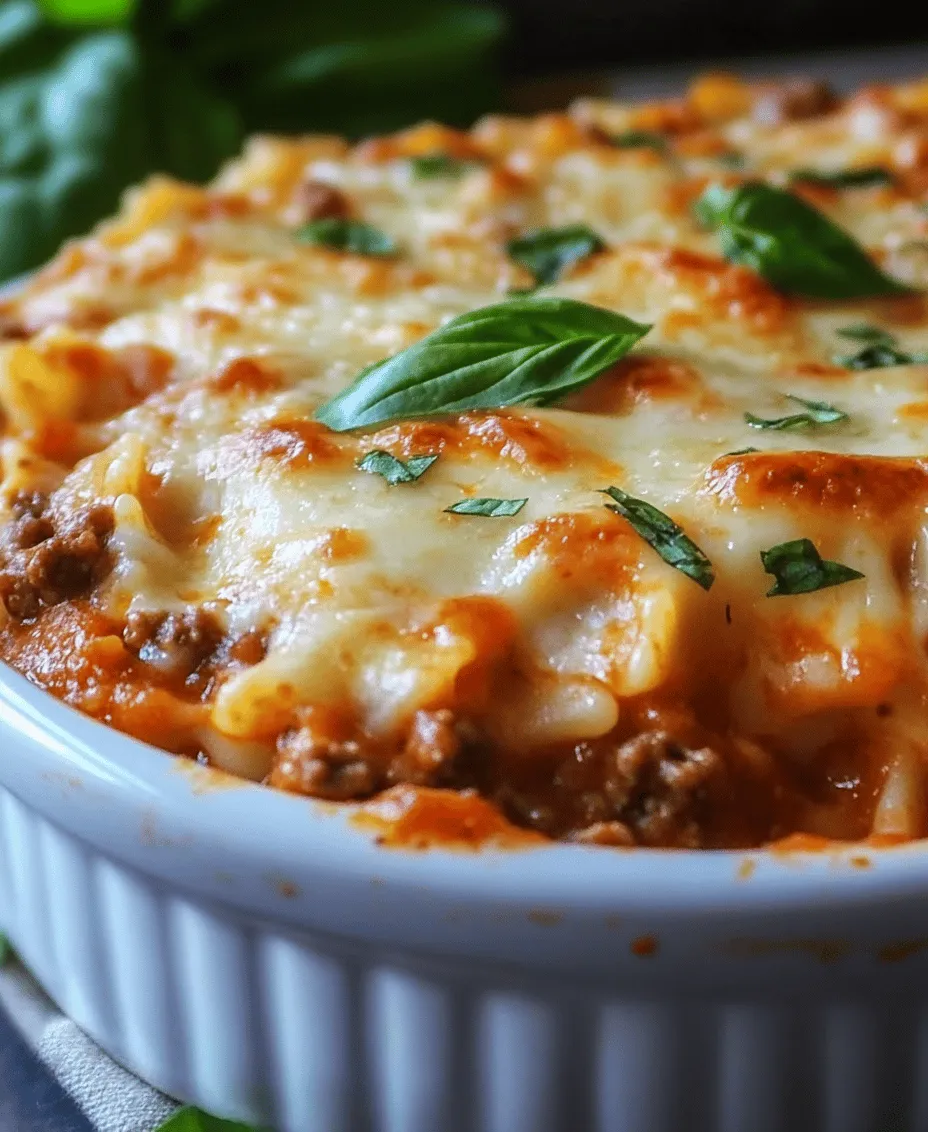 To create the ultimate Cheesy Bowtie Bliss with Ground Beef, it’s essential to understand the core components that make this dish not only flavorful but also a comforting delight. Here’s a closer look at the ingredients that will take your pasta bake from ordinary to extraordinary.