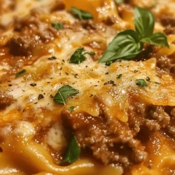 To create the ultimate Cheesy Bowtie Bliss with Ground Beef, it’s essential to understand the core components that make this dish not only flavorful but also a comforting delight. Here’s a closer look at the ingredients that will take your pasta bake from ordinary to extraordinary.