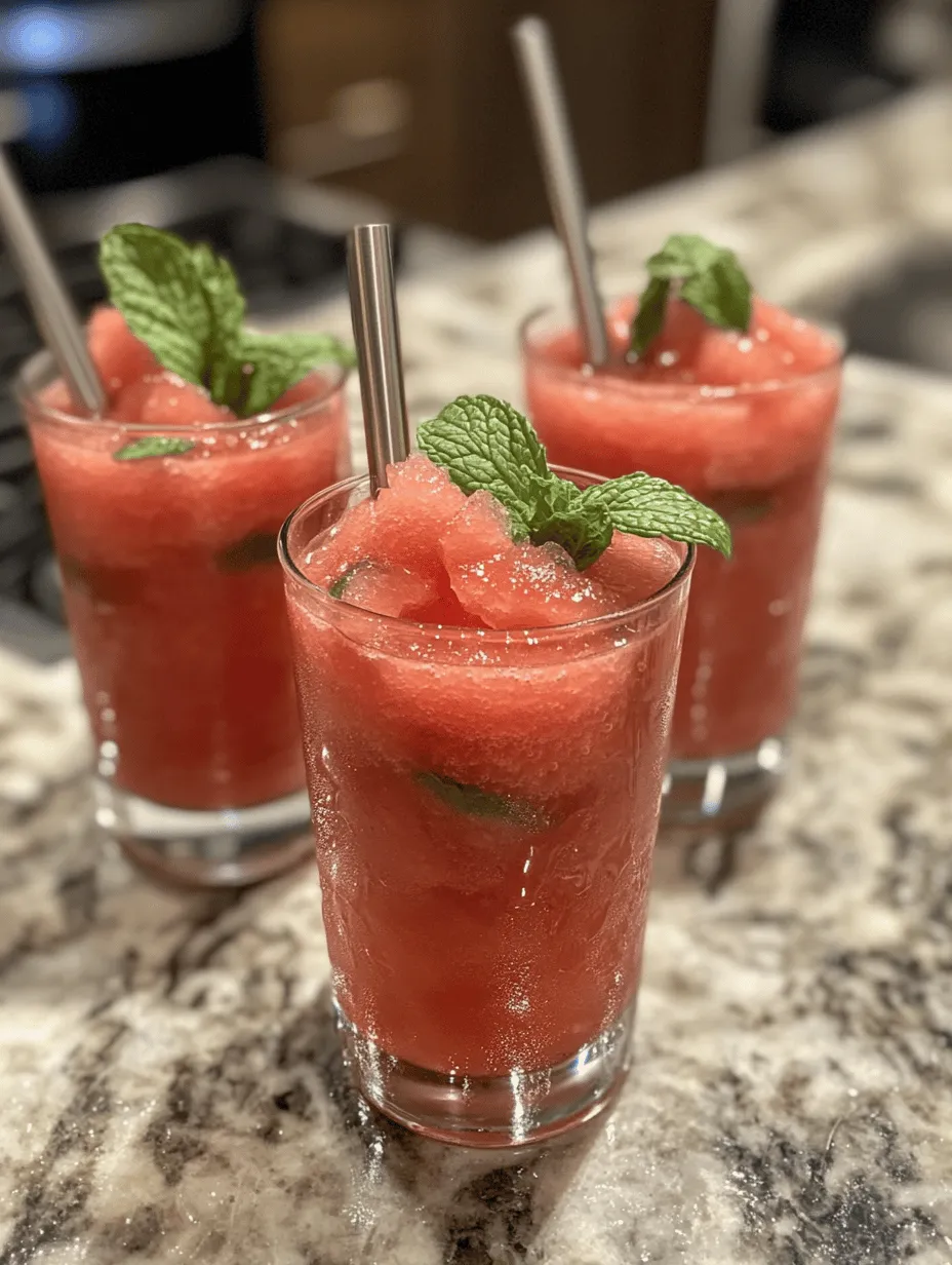 As the temperatures rise and the sun blazes down, there's nothing quite like a refreshing drink to help you beat the heat. Summer is the season for vibrant flavors and cooling beverages, and few things epitomize this better than a delightful slush. Today, we're excited to introduce you to the "Chill Out Watermelon Slush," a recipe that perfectly marries simplicity with freshness, making it the ideal companion for those scorching summer days.