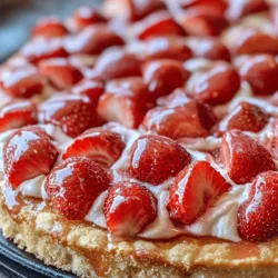 When it comes to desserts that tantalize the taste buds, few can compete with the delightful blend of flavors found in a Strawberry Honeybun Cake. This luscious cake is a celebration of strawberries, vanilla, and a hint of cinnamon, making it an irresistible treat perfect for any occasion. Whether you’re hosting a family gathering, celebrating a birthday, or simply indulging in a sweet moment at home, this cake is sure to become a beloved favorite.