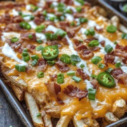 There's something undeniably satisfying about a plate of loaded bacon cheese fries. This indulgent comfort food combines crispy, golden fries with an array of savory toppings that create a flavor explosion in every bite. Whether you're hosting a game night, throwing a casual gathering, or simply craving a delicious snack, loaded bacon cheese fries are the ideal dish to impress your guests and satisfy your taste buds. The best part? This recipe is not only simple to prepare but also offers a delightful medley of flavors that will leave everyone coming back for more.