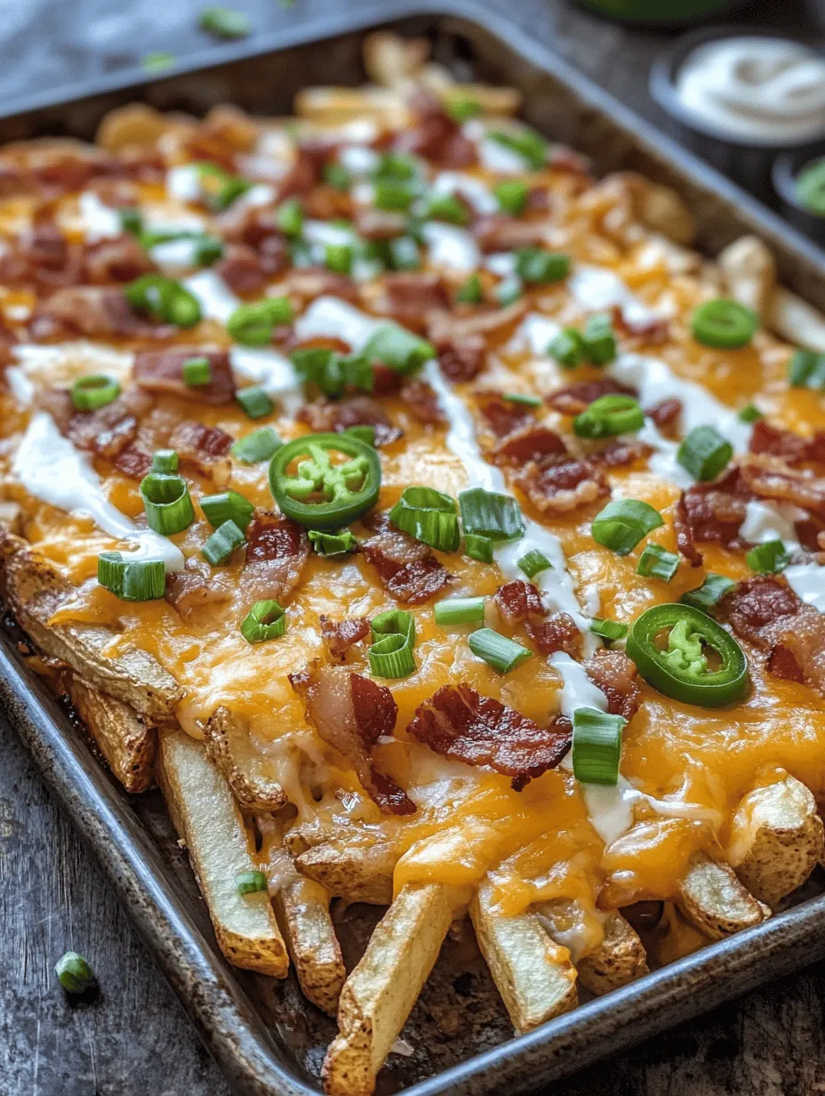 There's something undeniably satisfying about a plate of loaded bacon cheese fries. This indulgent comfort food combines crispy, golden fries with an array of savory toppings that create a flavor explosion in every bite. Whether you're hosting a game night, throwing a casual gathering, or simply craving a delicious snack, loaded bacon cheese fries are the ideal dish to impress your guests and satisfy your taste buds. The best part? This recipe is not only simple to prepare but also offers a delightful medley of flavors that will leave everyone coming back for more.