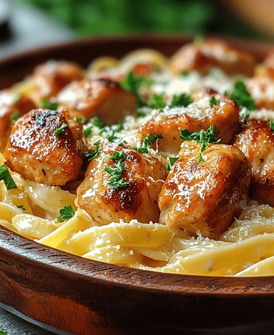 To create the magic that is Garlic Butter Chicken Bites with Creamy Parmesan Pasta, it's essential to understand the core ingredients that contribute to its flavor and appeal.