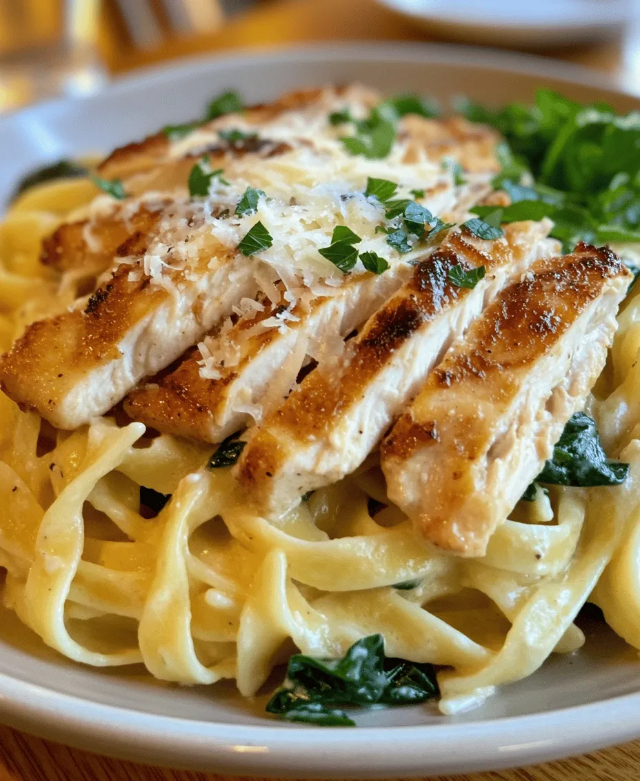 There's nothing quite like the comforting embrace of a well-prepared pasta dish, and Creamy Garlic Chicken Pasta is the perfect embodiment of that warmth. This delightful meal combines the rich creaminess of a sauce with the succulent tenderness of chicken, all while being elevated by the aromatic essence of garlic. The vibrant addition of spinach not only adds a pop of color but also enhances the dish's nutritional profile, making it a satisfying choice for any occasion—whether it's a cozy weeknight dinner or an impressive meal for guests.