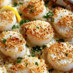 Garlic Butter Baked Scallops are a sumptuous seafood dish that captures the essence of oceanic flavors with a rich and buttery twist. This recipe is not only simple but also elevates the delicate texture of scallops, making them the perfect choice for an elegant dinner or a special occasion. Whether you're hosting a fancy dinner party or looking to impress a loved one, these scallops are sure to steal the show. In this article, we will explore the ingredients, preparation methods, and nutritional benefits of this dish, ensuring that you can recreate this delightful recipe in your own kitchen.