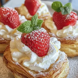 When it comes to creating the perfect Strawberries & Cream Pastry Puffs, understanding the role of each ingredient is crucial. Let’s break down the key components that make this dessert a culinary triumph.