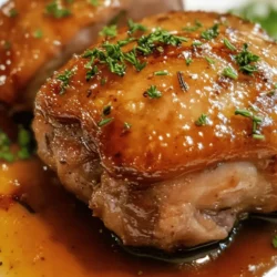 To fully appreciate the deliciousness of Honey-Balsamic Glazed Chicken Thighs, it’s essential to understand the key ingredients that make this dish stand out. Each element plays a crucial role, contributing to the overall flavor, texture, and nutritional benefits of the dish.