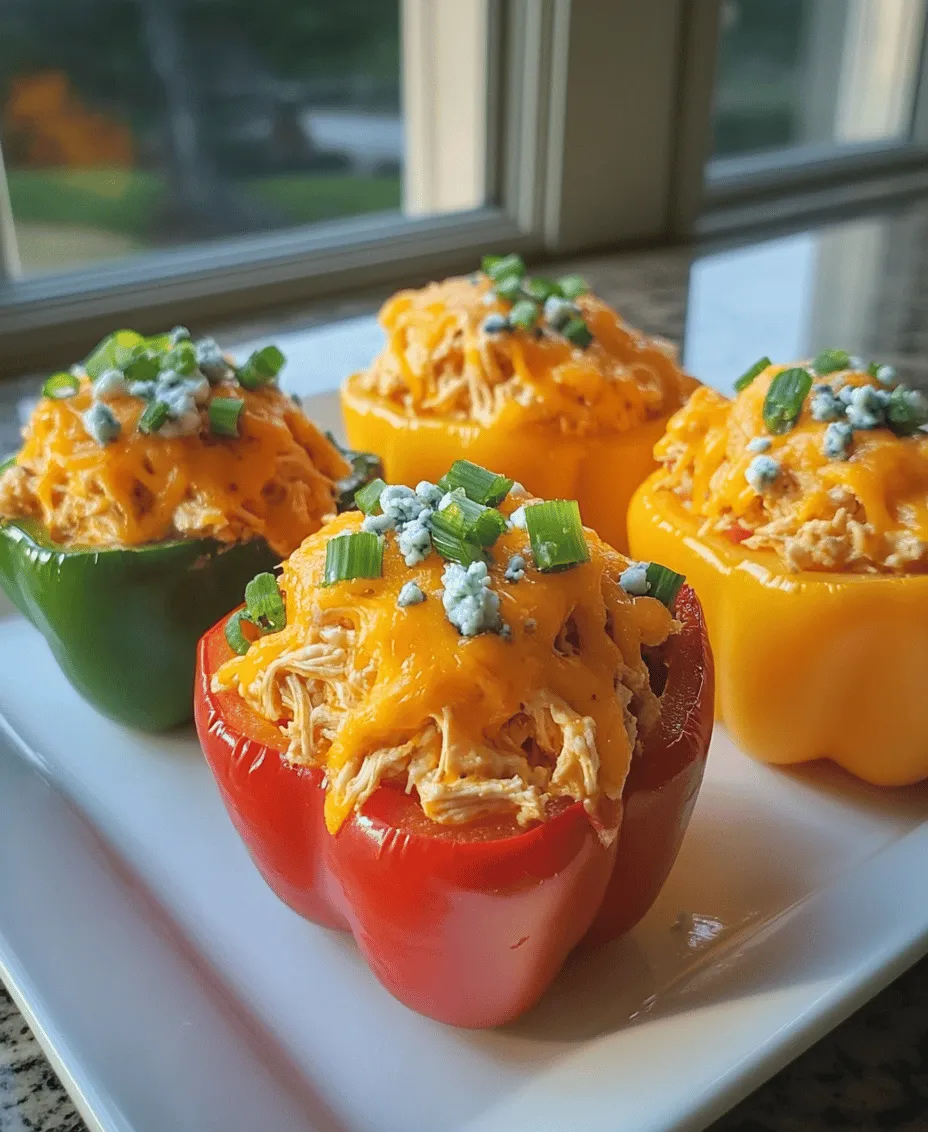 If you’re searching for a dish that combines the excitement of game day flavors with a wholesome serving of vegetables, look no further than Spicy Buffalo Chicken Stuffed Peppers. This vibrant and exciting recipe marries the heat of Buffalo sauce with the comforting creaminess of cheese, all nestled within nutritious bell peppers. The appeal of these stuffed peppers lies not only in their bold flavor profile but also in their versatility — they are perfect for a casual family dinner, a fun gathering with friends, or as a standout dish at a potluck.