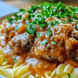 Chicken Stroganoff is a beloved comfort food that brings warmth and satisfaction to any dining table. This creamy, savory dish is a delightful twist on the classic beef stroganoff, offering a lighter option without sacrificing flavor. Its rich, velvety sauce paired with tender chicken makes it a family favorite, perfect for weeknight dinners or special gatherings alike.