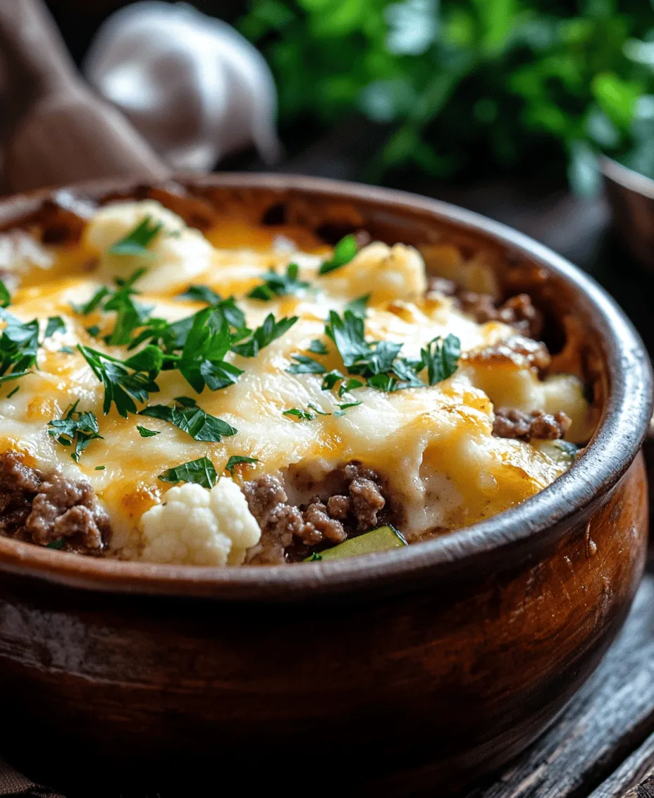 In the ever-evolving world of culinary creativity, finding recipes that are both delicious and low in carbohydrates can be a delightful challenge. Enter the Cheesy Low-Carb Keto Ground Beef Casserole, a nourishing dish that brings comfort food to your dining table without the guilt of excess carbs. This casserole is perfect for anyone following a keto diet, and it is packed with flavors and textures that everyone will love. The beauty of a casserole lies in its versatility; it can serve as a satisfying main course for dinner or be prepped ahead for easy lunches throughout the week.