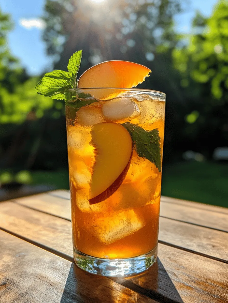 As the sun begins to shine brighter and the days grow longer, nothing quite satisfies like a tall glass of iced tea. This beloved beverage has been a staple in many households, particularly during the sweltering summer months. Whether enjoyed at a backyard barbecue, a picnic in the park, or simply while relaxing on the porch, iced tea brings a sense of refreshment that is both comforting and invigorating. Among the myriad of flavors available, peach iced tea stands out for its delightful blend of sweetness, tartness, and the invigorating qualities of tea.